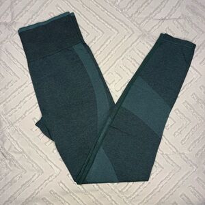 VS PINK Dark Green Seamless Leggings | S